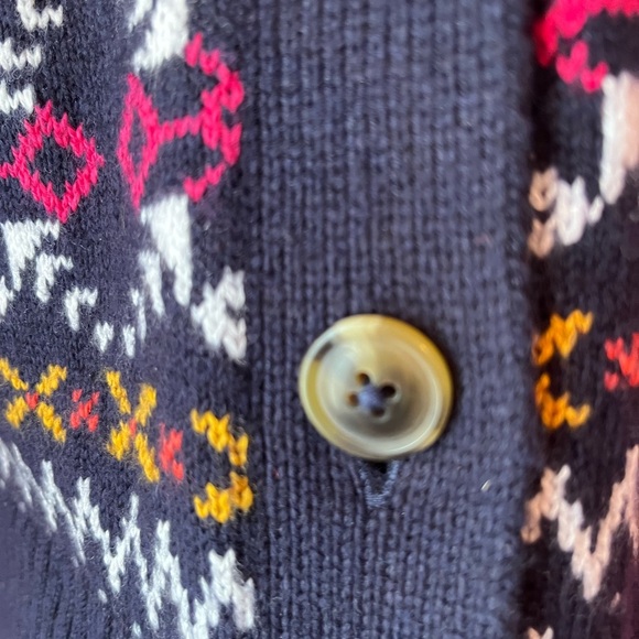 Talbots Vibrant Multicolor Knit Cardigan - Picture 5 of 9